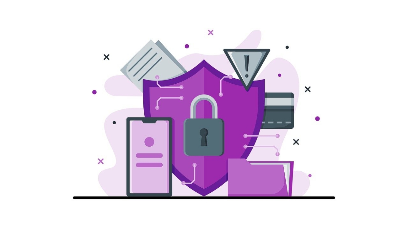 Free internet security digital vector