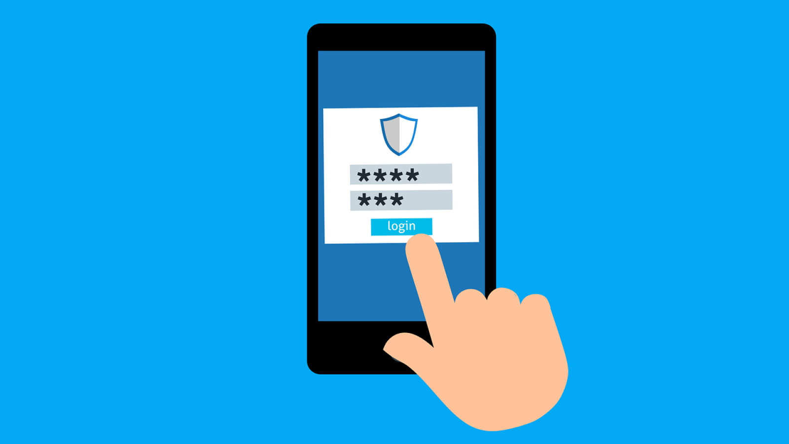 Free password login sign vector