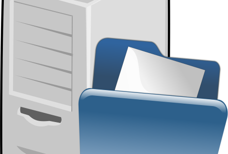 Free computer file network vector